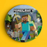 Значок Майнкрафт (Minecraft) из игры 25 мм (металлический) Фото № 1